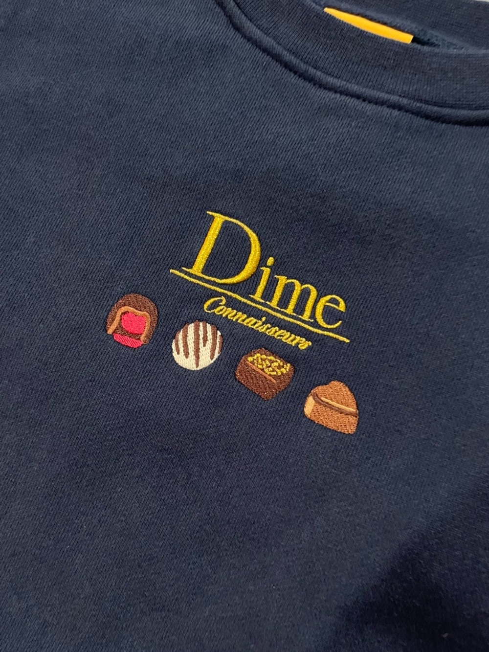 Dime Men's Crewneck Sweater in Navy - XXL - Picture 9 of 9